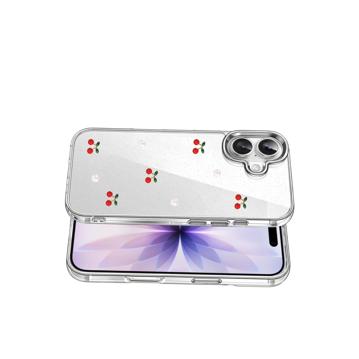 Apple iPhone 17 Fiyonk Desenli Kapak - Desen 9