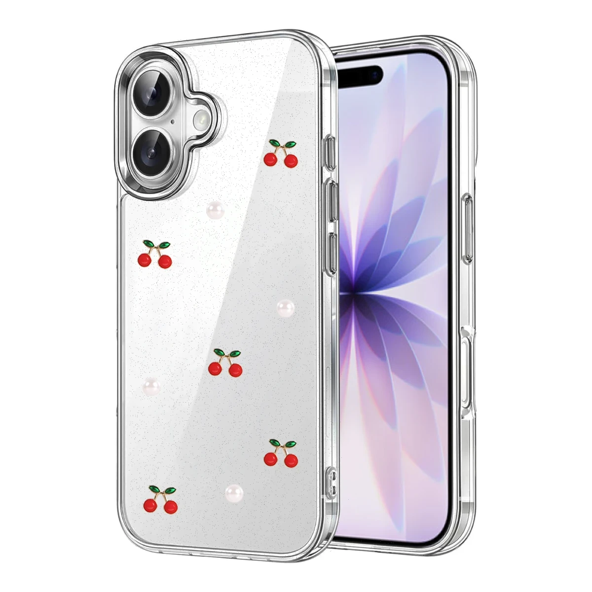 Apple iPhone 17 Fiyonk Desenli Kapak - Desen 9