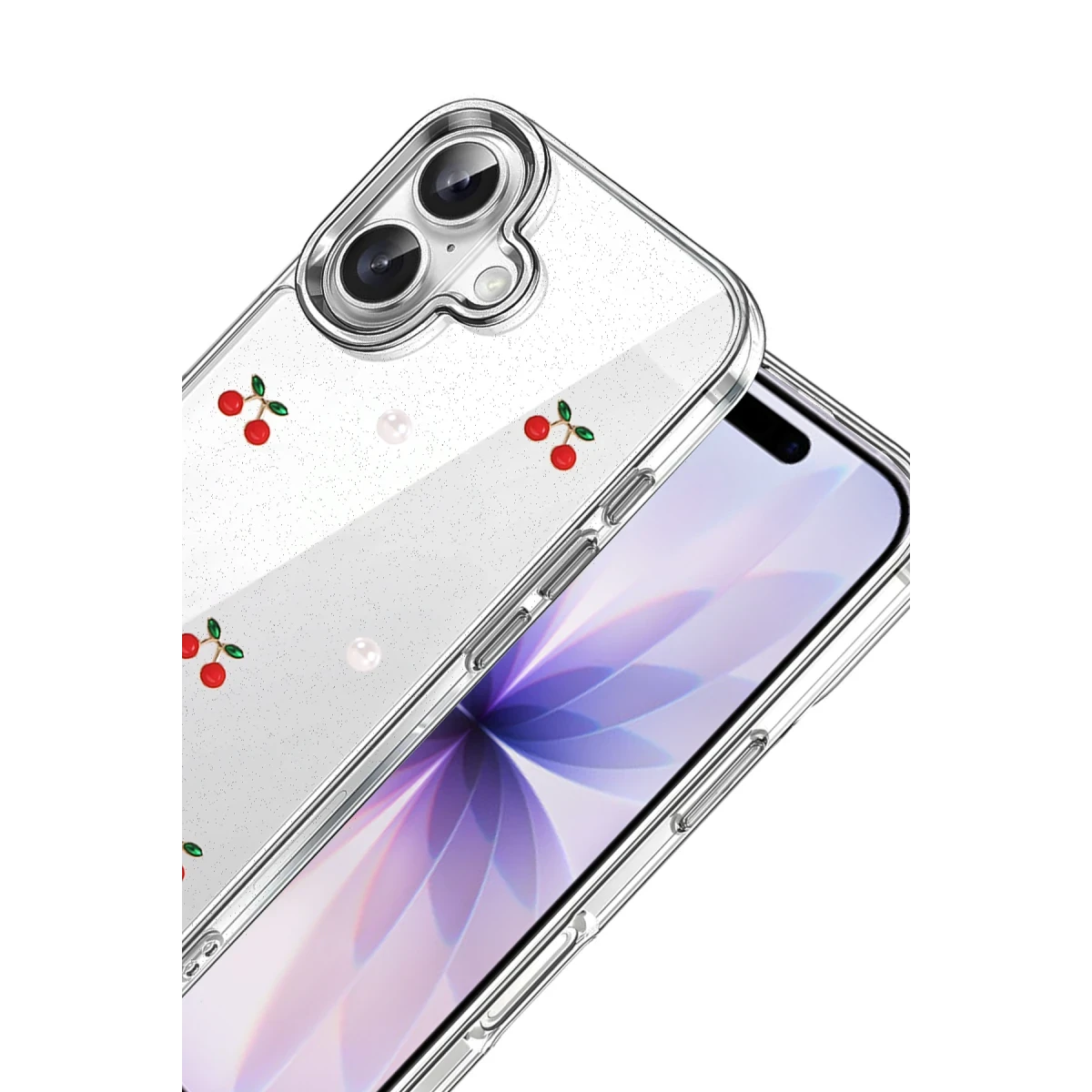 Apple iPhone 17 Fiyonk Desenli Kapak - Desen 9
