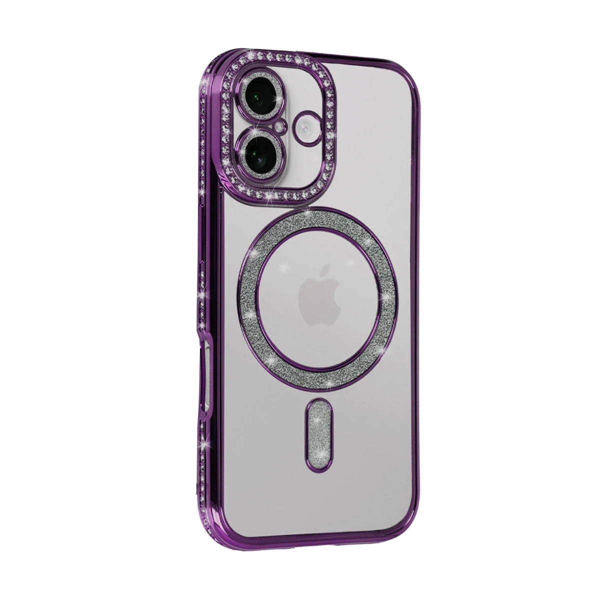Apple iPhone 17 Joke Simli Magneticsafe Kılıf - Derin Mor