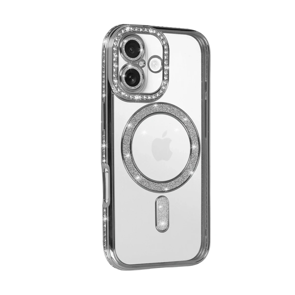 Apple iPhone 17 Joke Simli Magneticsafe Kılıf - Gümüş