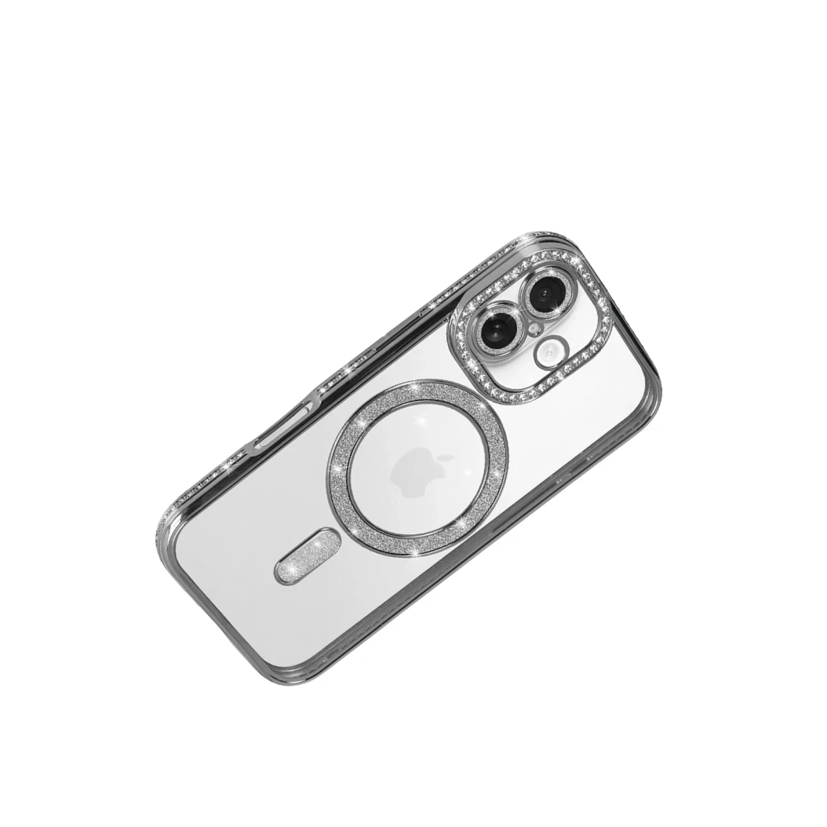Apple iPhone 17 Joke Simli Magneticsafe Kılıf - Gümüş