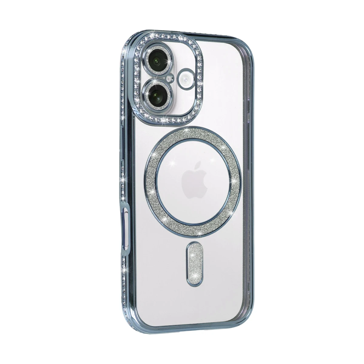 Apple iPhone 17 Joke Simli Magneticsafe Kılıf - Mavi