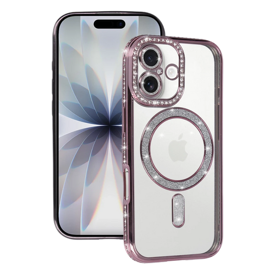 Apple iPhone 17 Joke Simli Magneticsafe Kılıf - Pembe