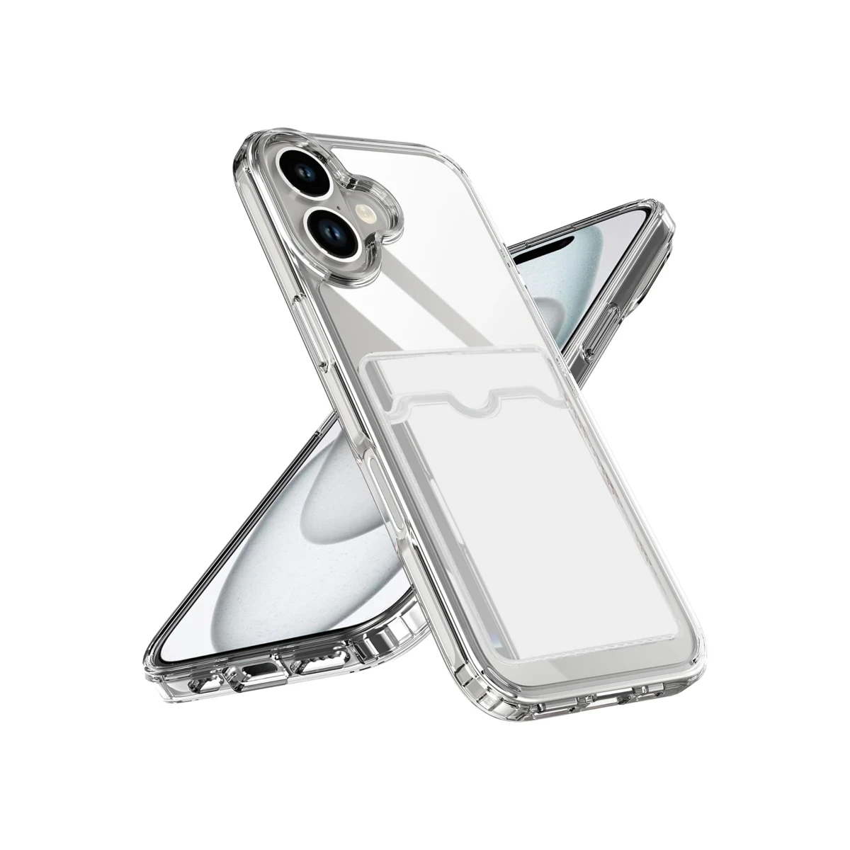 Apple iPhone 17 Kart Şeffaf Silikon - Şeffaf