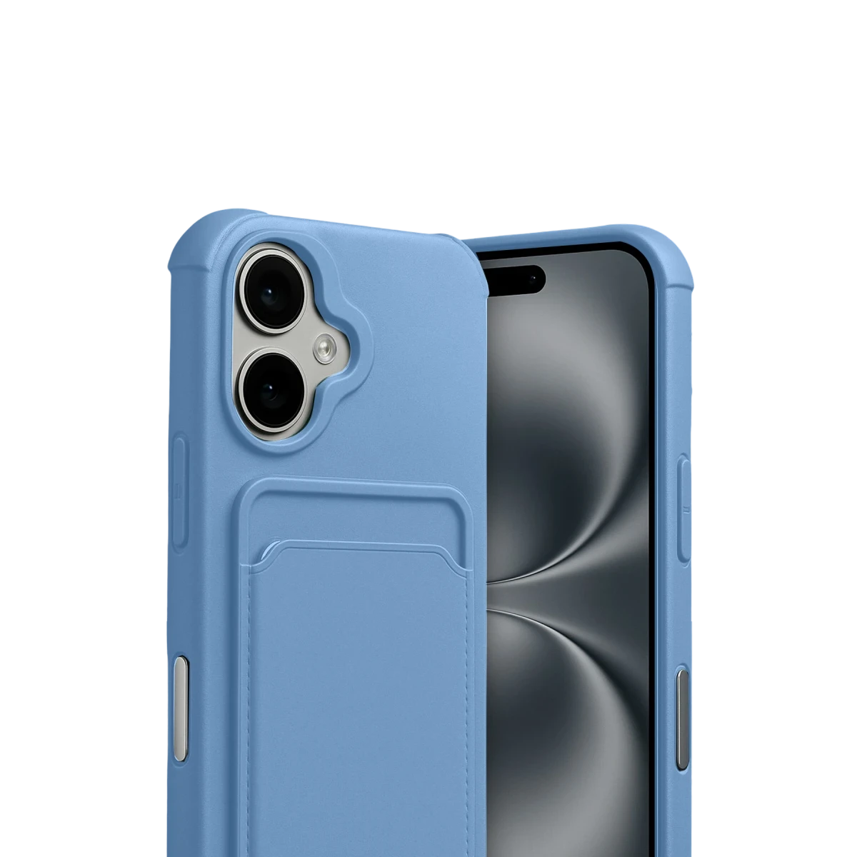 Apple iPhone 17 Kelvin Kartvizitli Silikon - Mavi