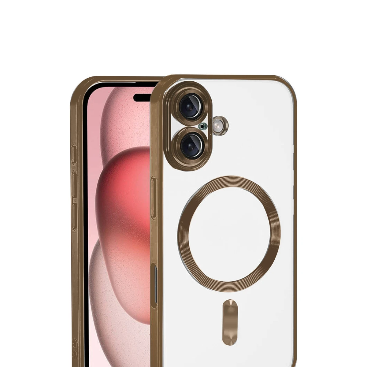 Apple iPhone 17 Kross Magneticsafe Kapak - Çöl Titanyum