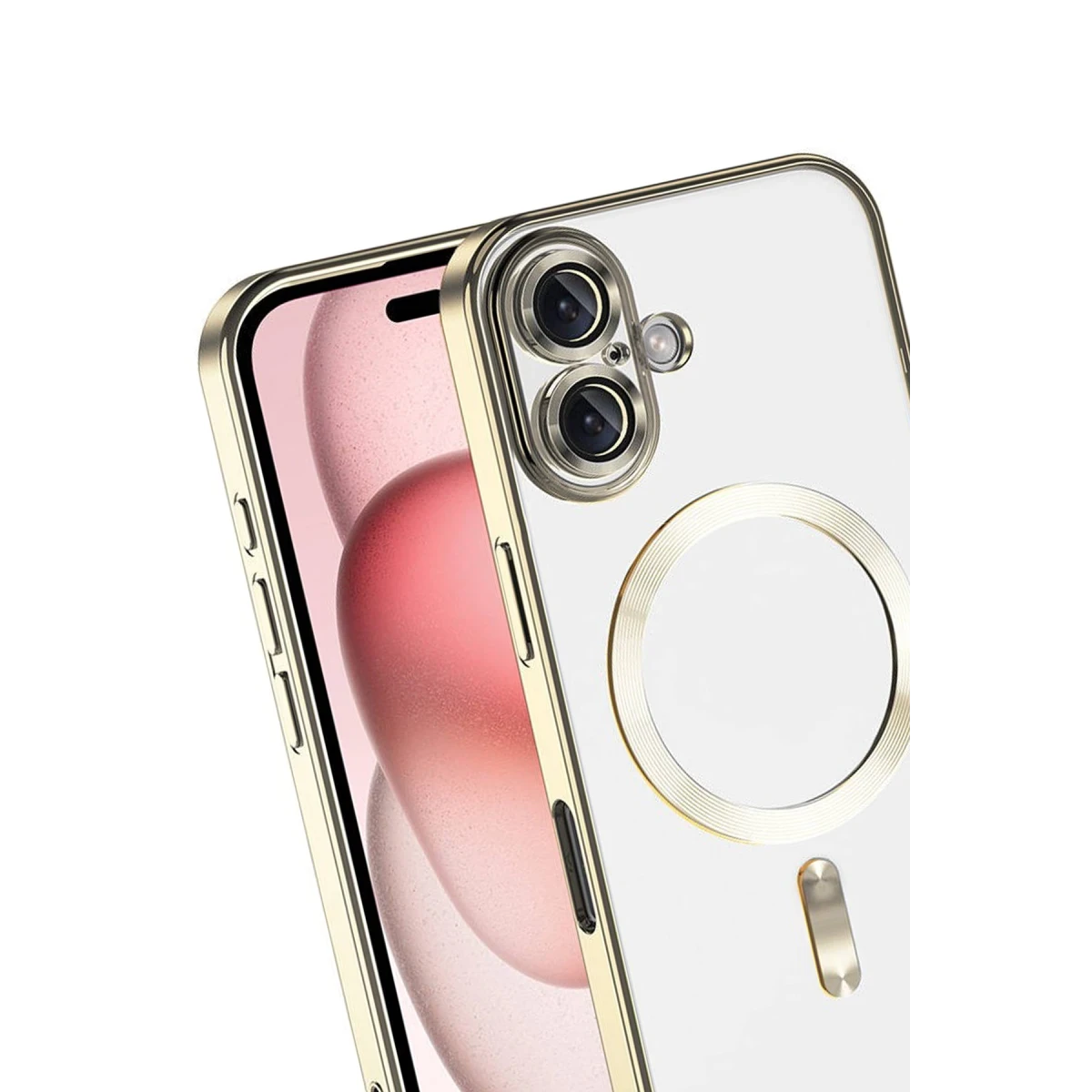Apple iPhone 17 Kross Magneticsafe Kapak - Gold
