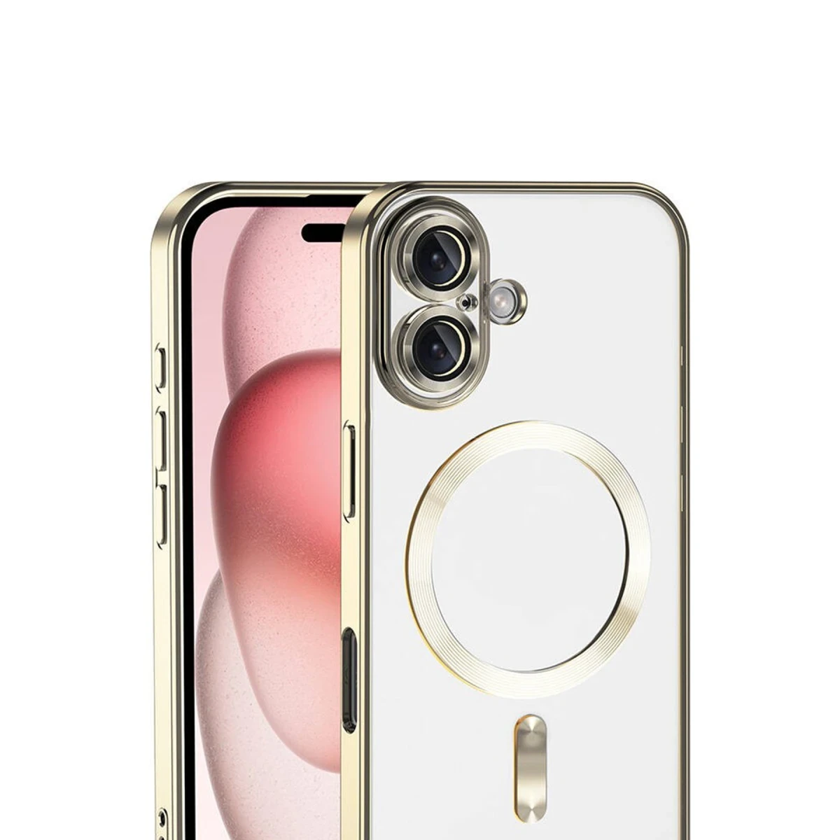 Apple iPhone 17 Kross Magneticsafe Kapak - Gold