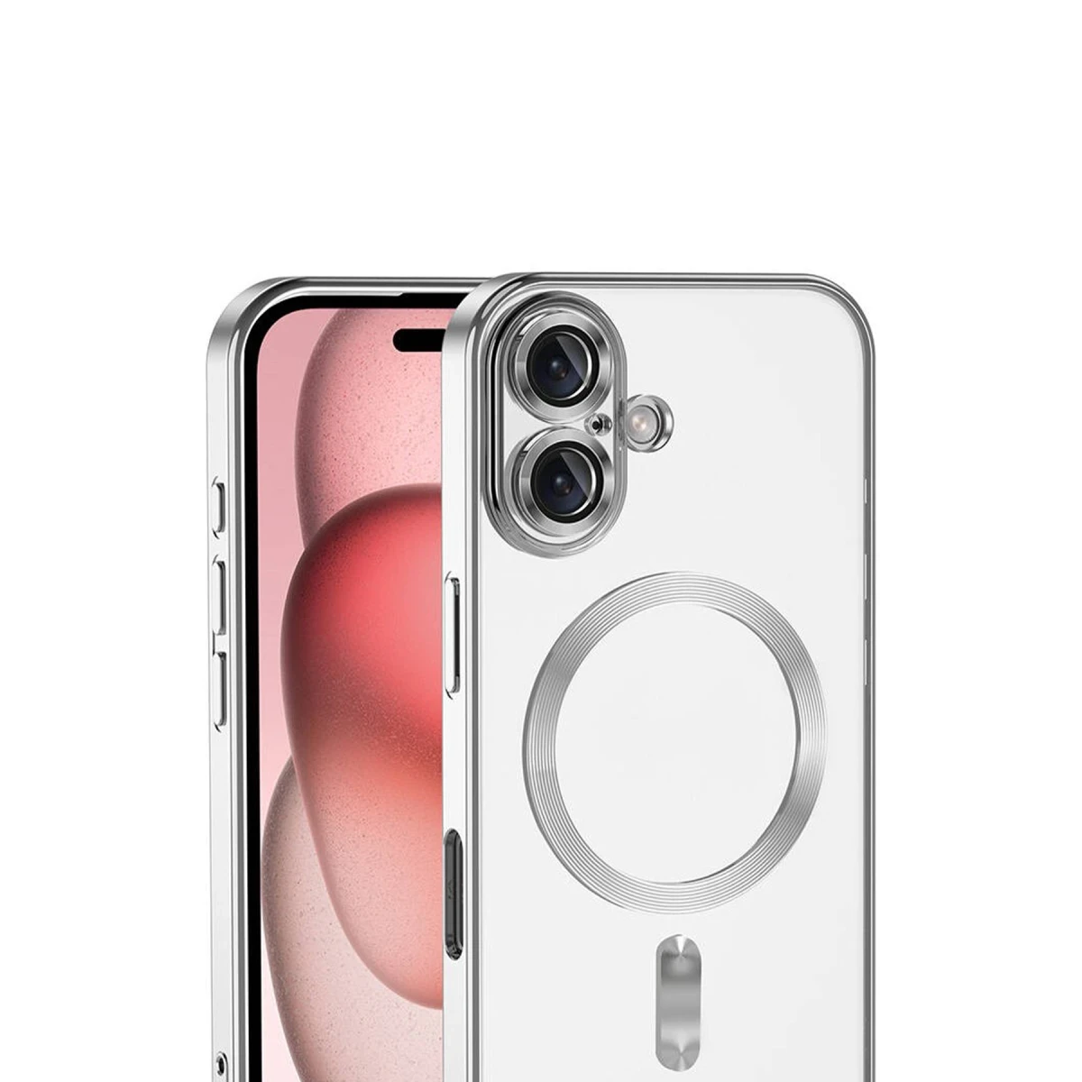 Apple iPhone 17 Kross Magneticsafe Kapak - Gümüş