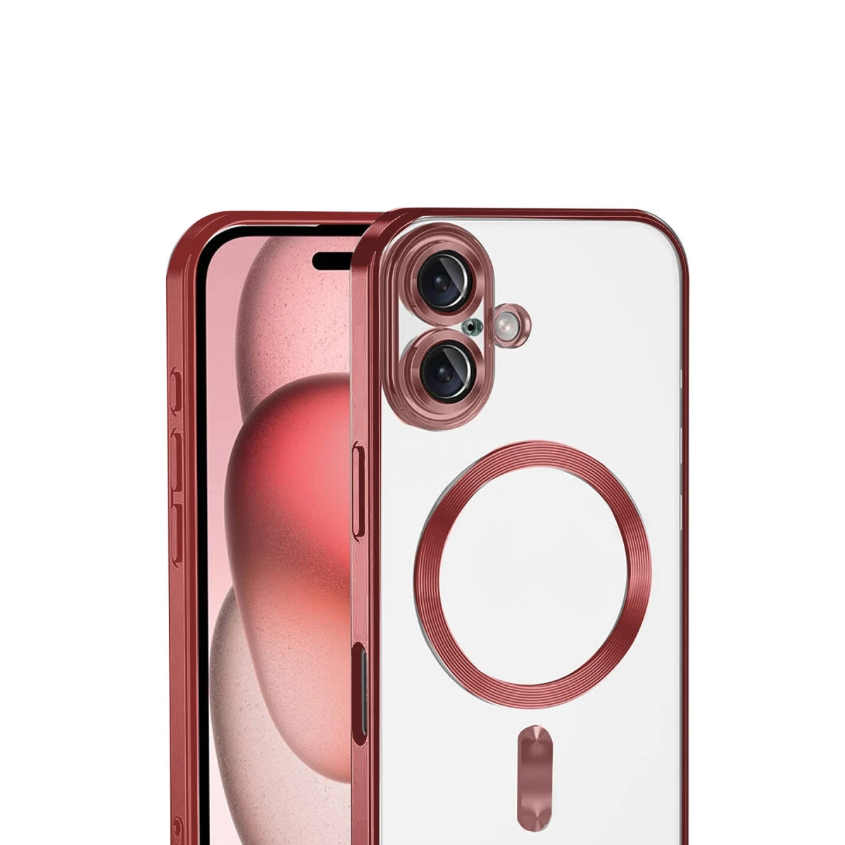 Apple iPhone 17 Kross Magneticsafe Kapak - Kırmızı