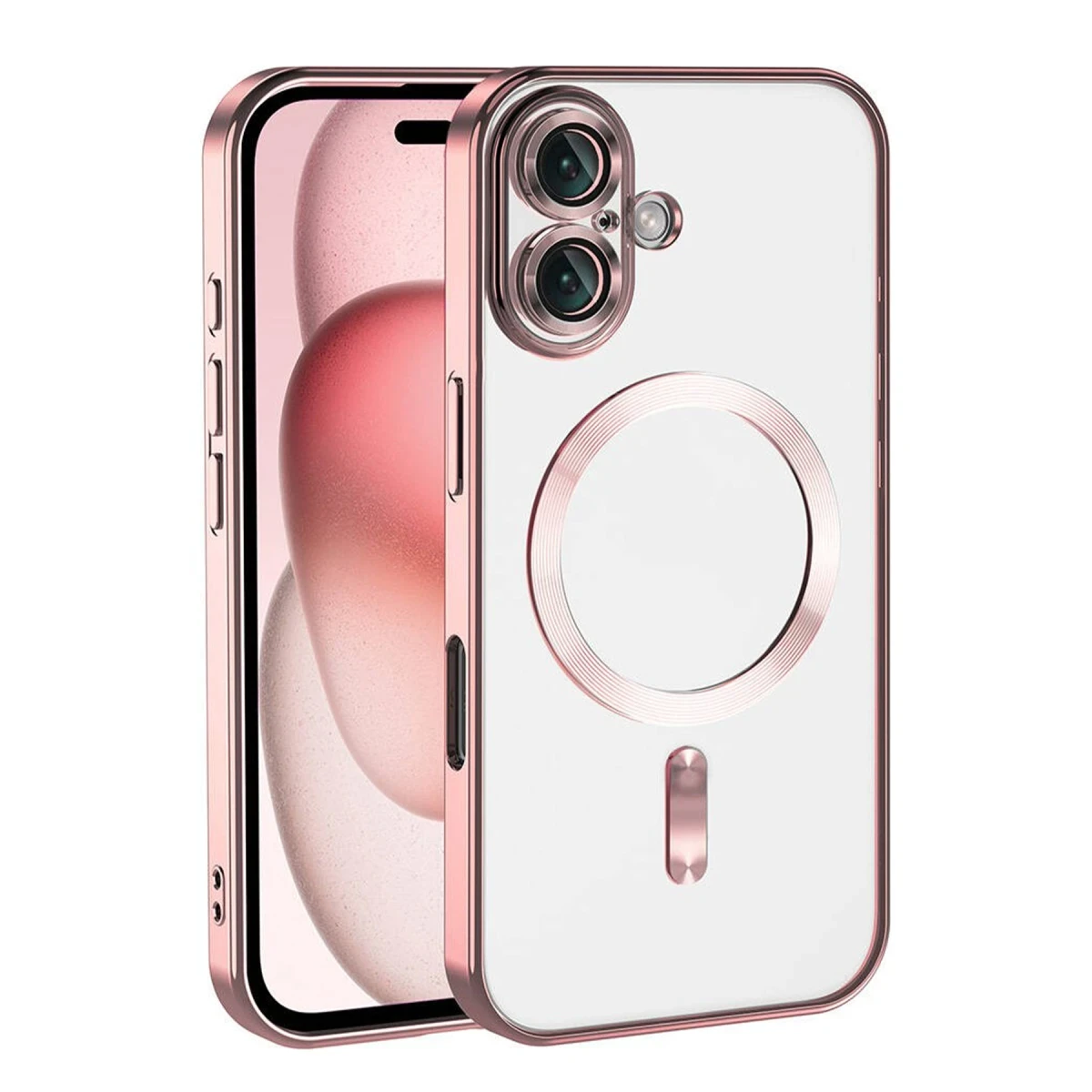 Apple iPhone 17 Kross Magneticsafe Kapak - Rose