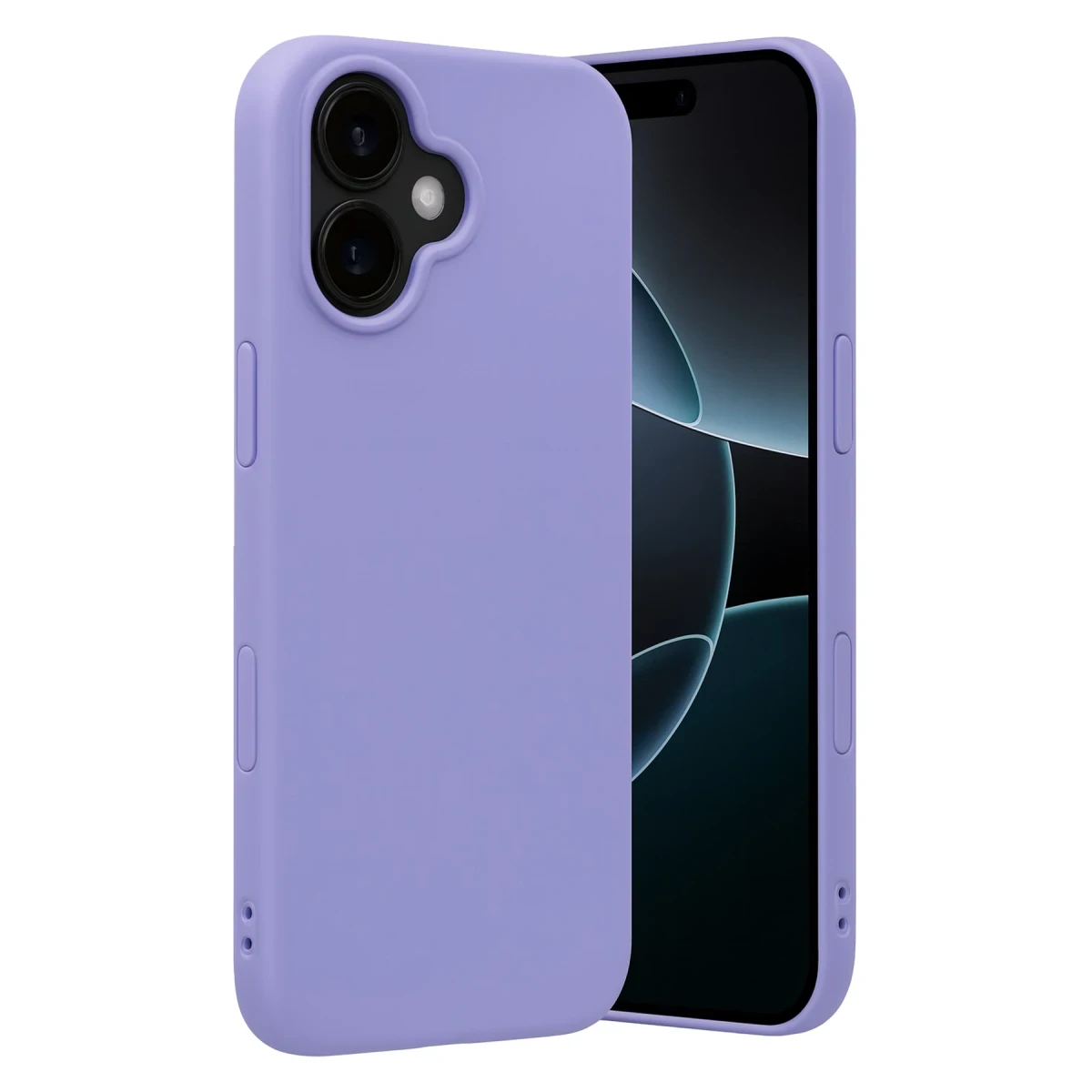 Apple iPhone 17 Nano içi Kadife Silikon - Lila