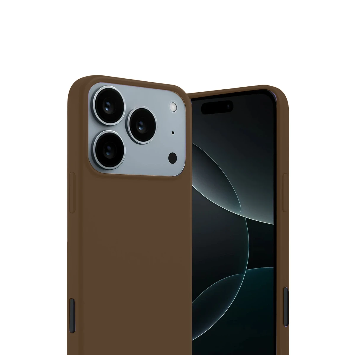 Apple iPhone 17 Pro First Silikon - Kahverengi