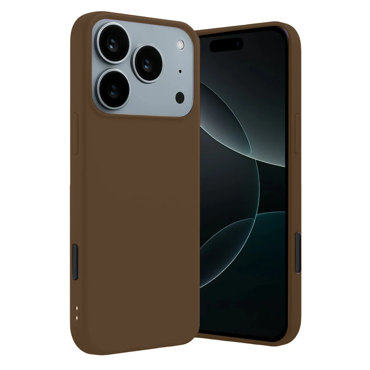 Apple iPhone 17 Pro First Silikon - Kahverengi