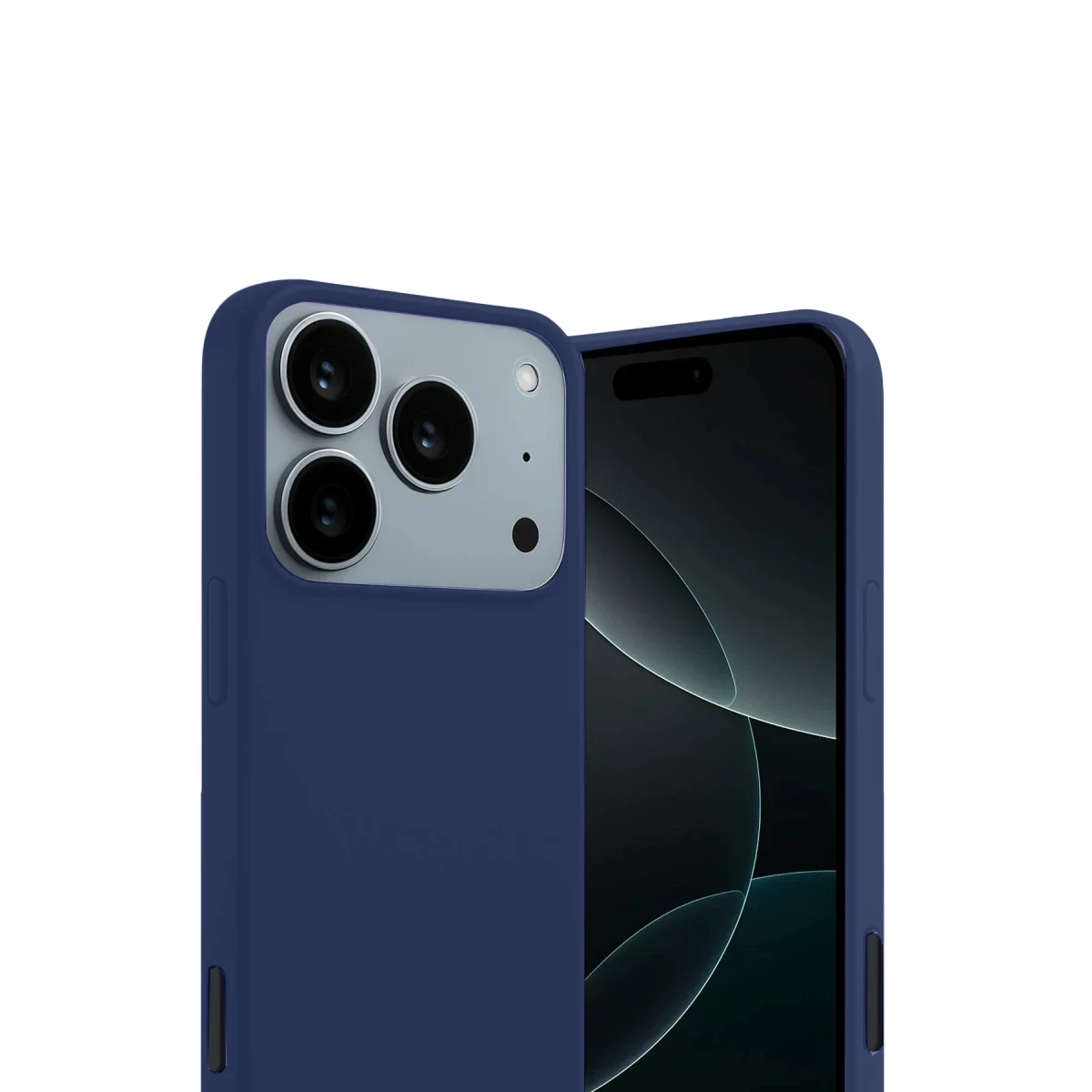 Apple iPhone 17 Pro First Silikon - Lacivert