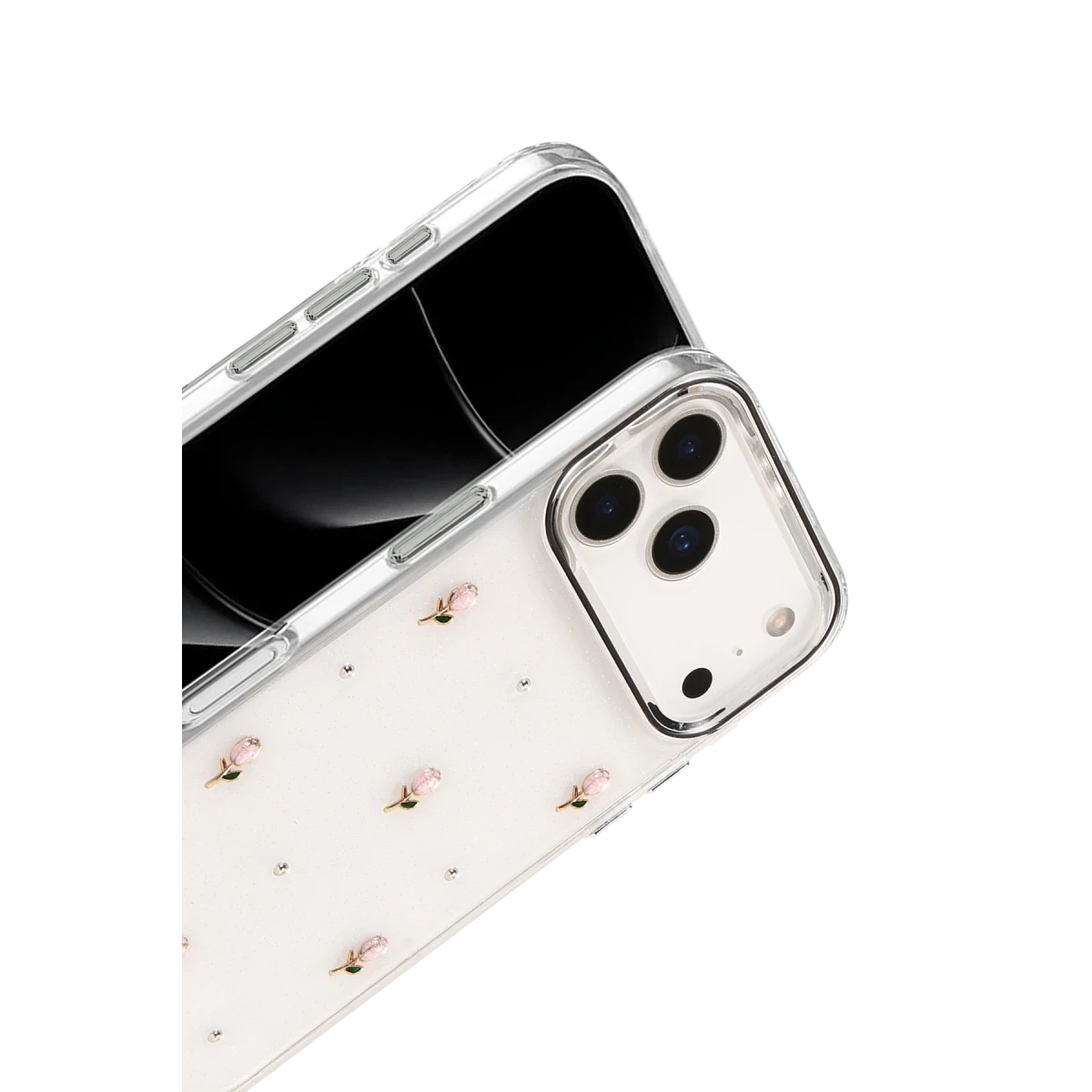 Apple iPhone 17 Pro Fiyonk Desenli Kapak - Desen 6