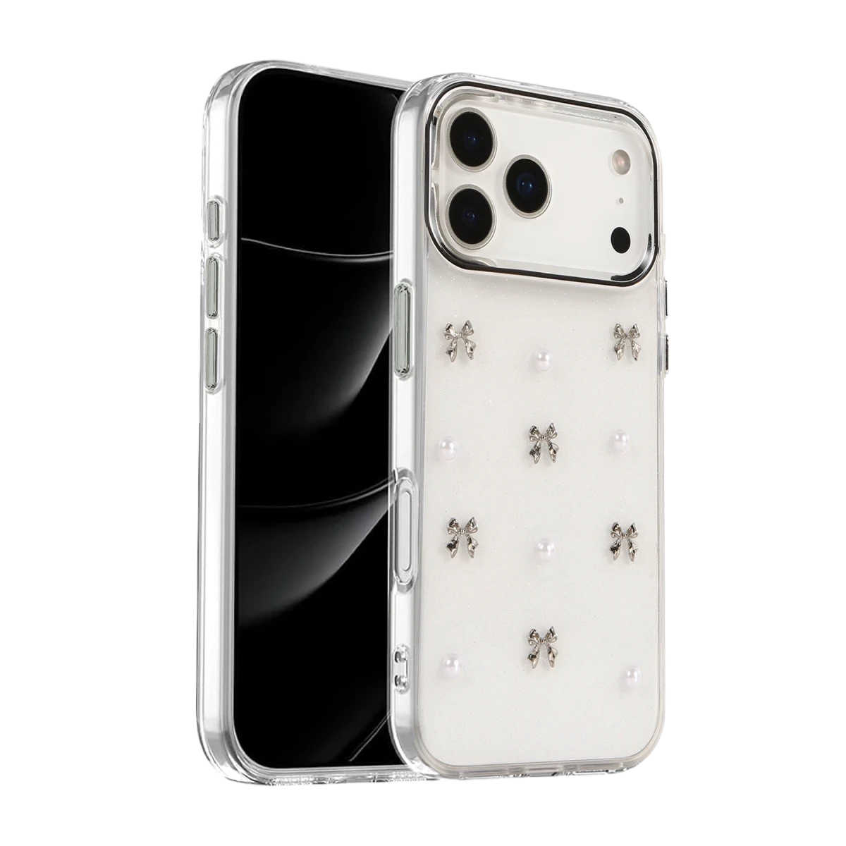 Apple iPhone 17 Pro Fiyonk Desenli Kapak - Desen 8