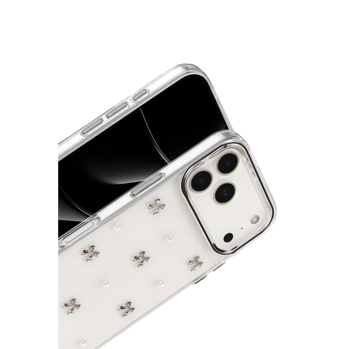 Apple iPhone 17 Pro Fiyonk Desenli Kapak - Desen 8
