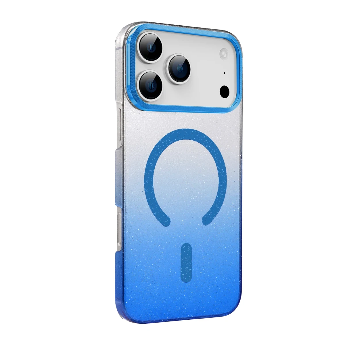 Apple iPhone 17 Pro Glossy Magsafe Kapak - Mavi