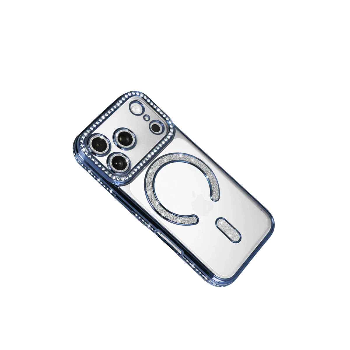 Apple iPhone 17 Pro Joke Simli Magneticsafe Kılıf - Mavi