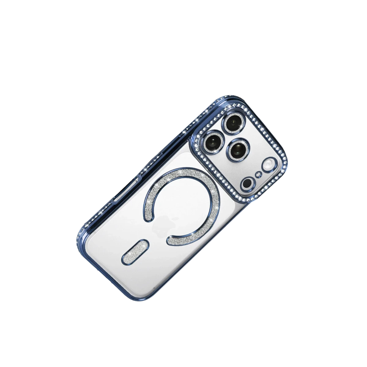 Apple iPhone 17 Pro Joke Simli Magneticsafe Kılıf - Mavi