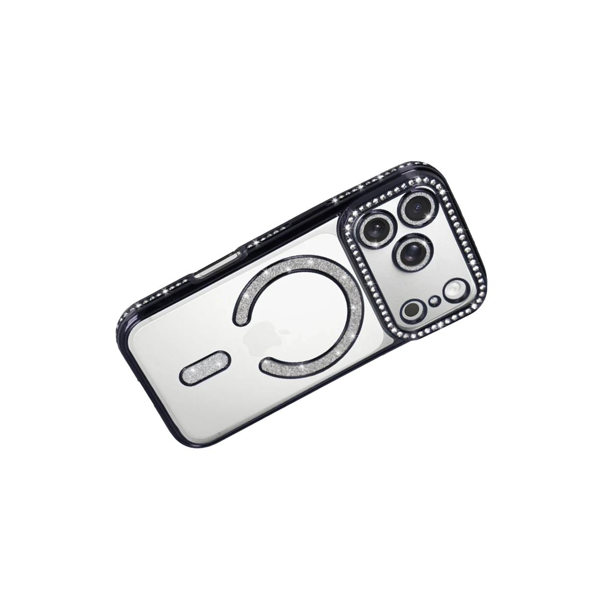 Apple iPhone 17 Pro Joke Simli Magneticsafe Kılıf - Siyah