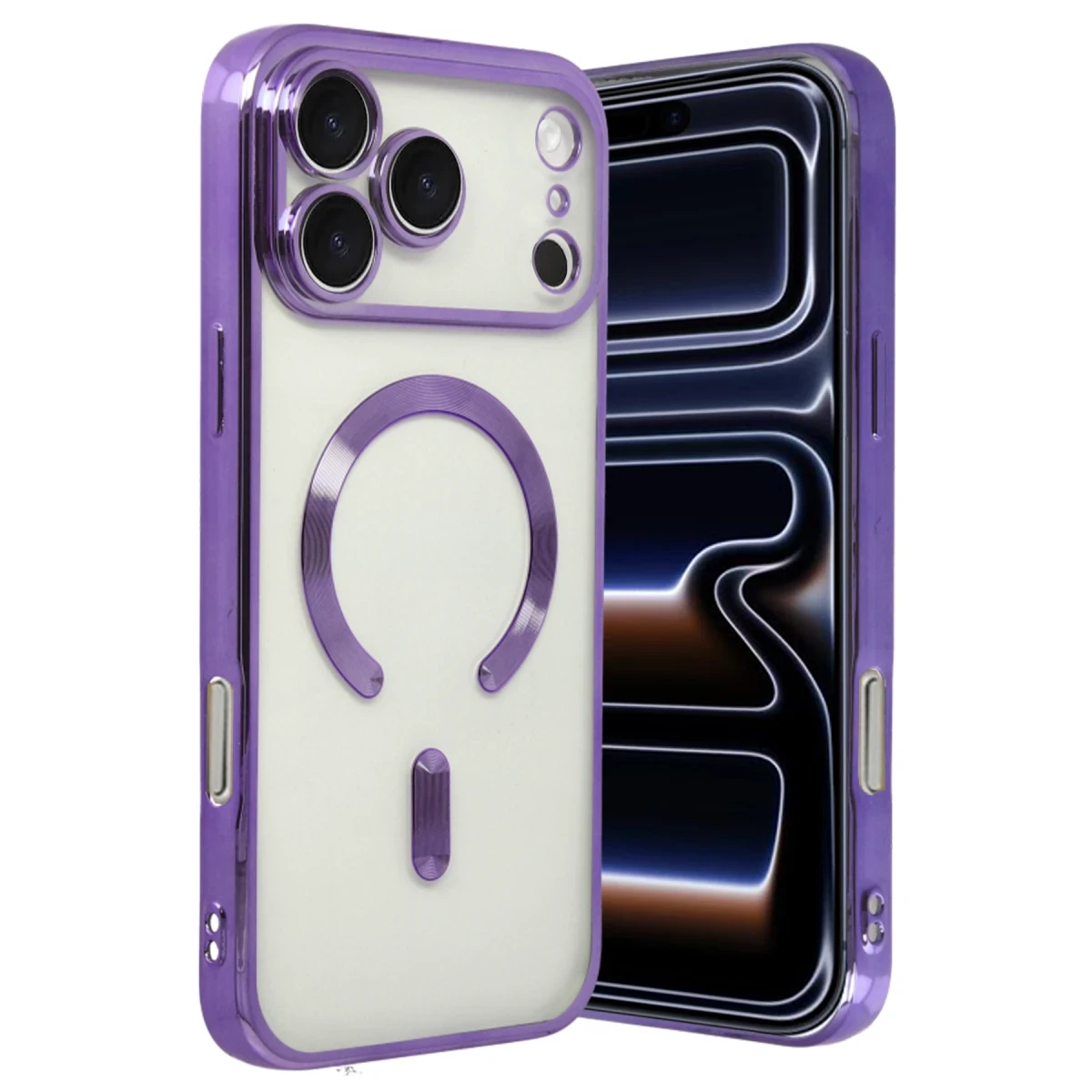 Apple iPhone 17 Pro Kross Magneticsafe Kapak - Mor