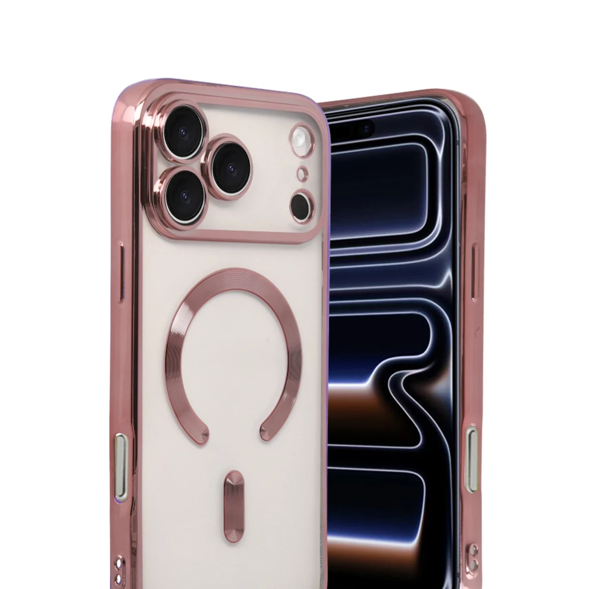 Apple iPhone 17 Pro Kross Magneticsafe Kapak - Rose
