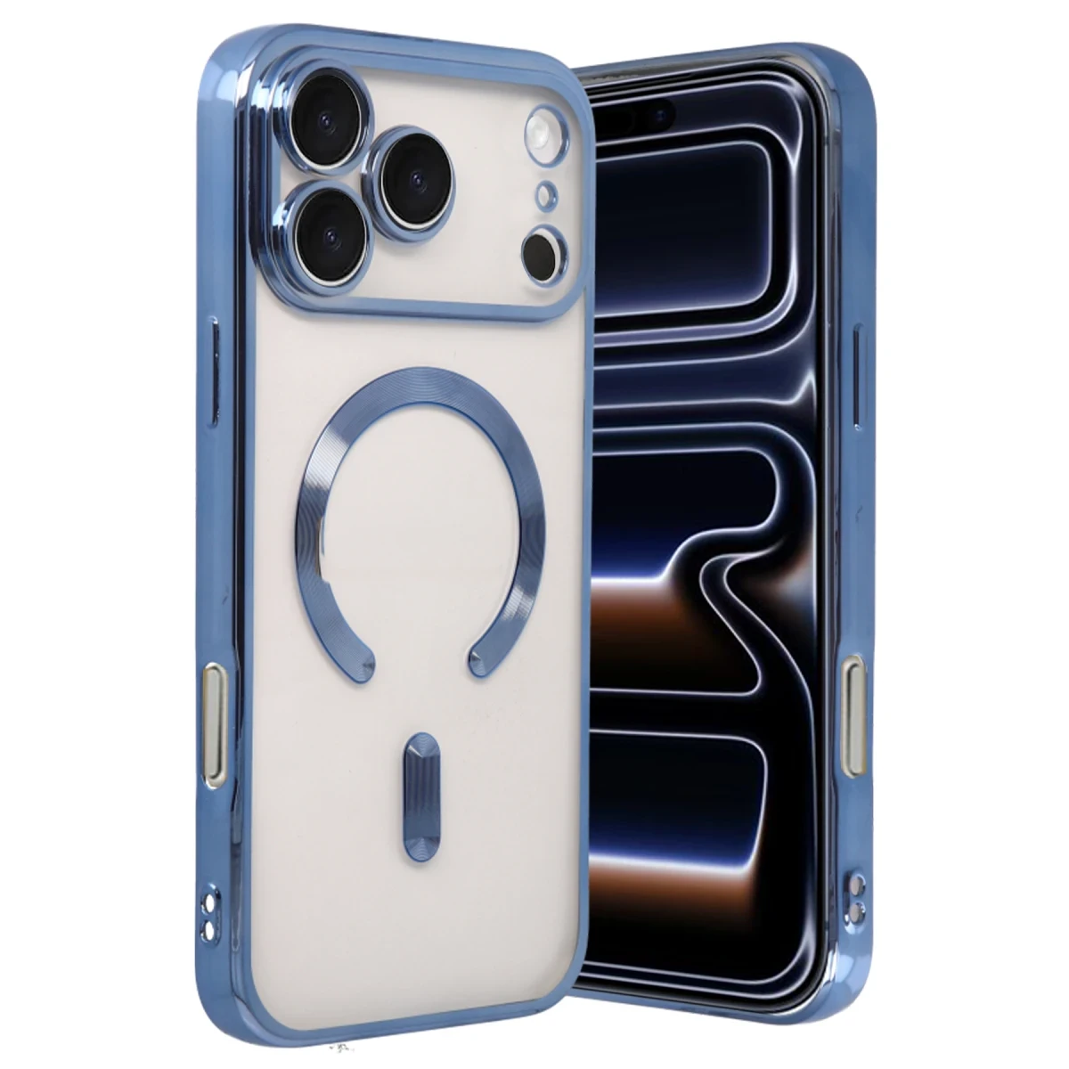 Apple iPhone 17 Pro Kross Magneticsafe Kapak - Sierra Blue