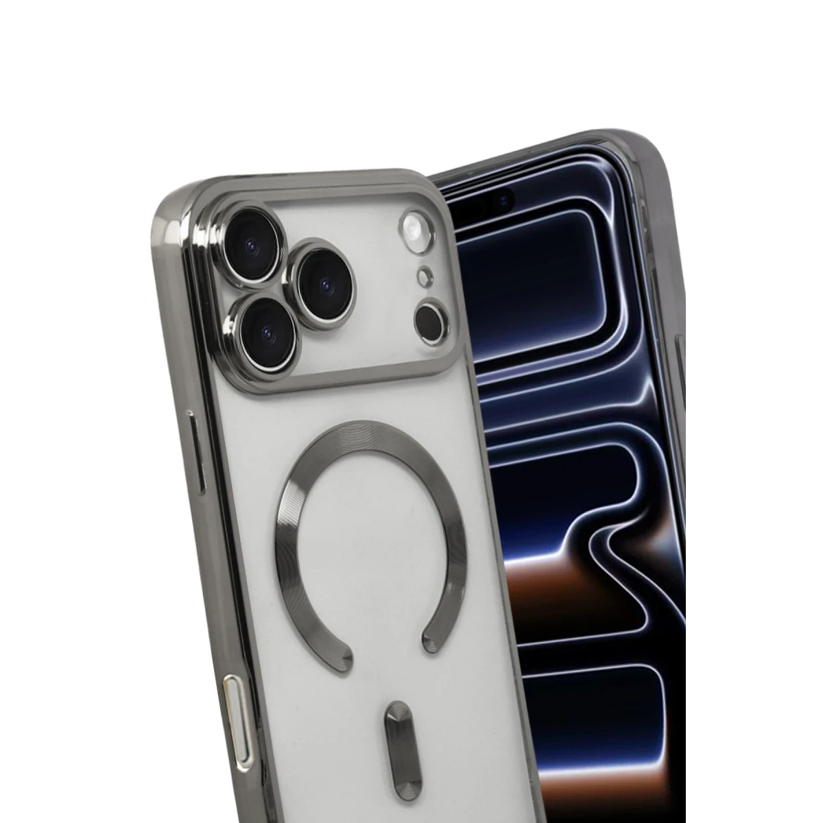 Apple iPhone 17 Pro Kross Magneticsafe Kapak - Titan Gri
