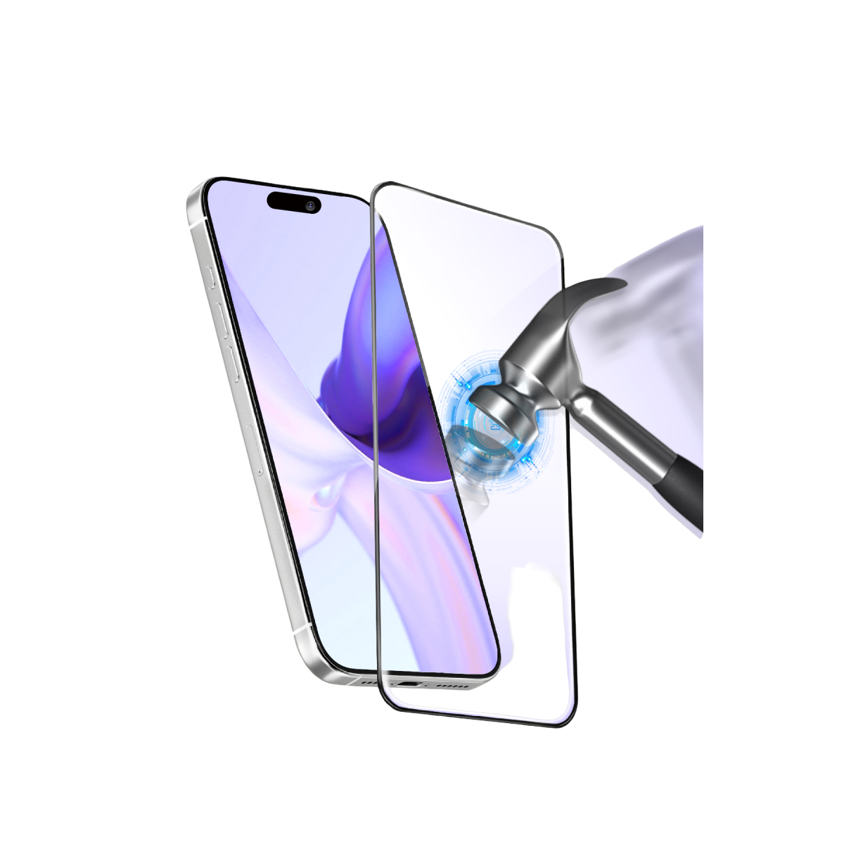 Apple iPhone 17 Pro Max Bilvis 5D Super Clear Diamond Cam Ekran Koruyucu