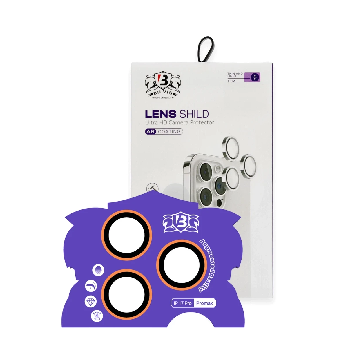 Apple iPhone 17 Pro Max Bilvis Titan Kamera Lens - Turuncu