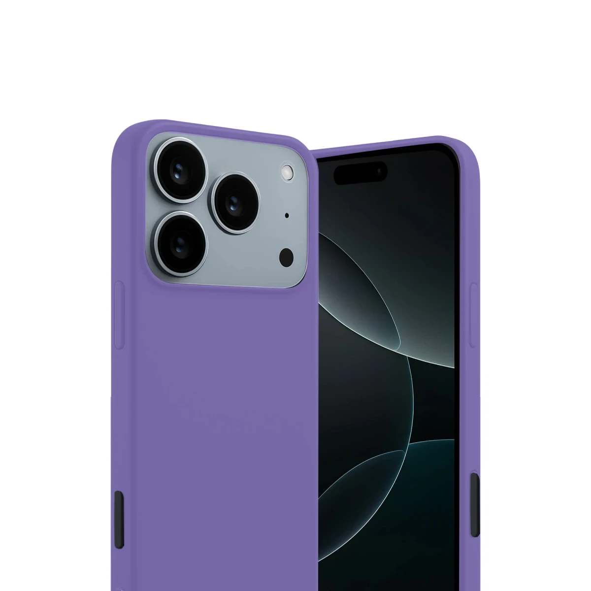 Apple iPhone 17 Pro Max First Silikon - Lila