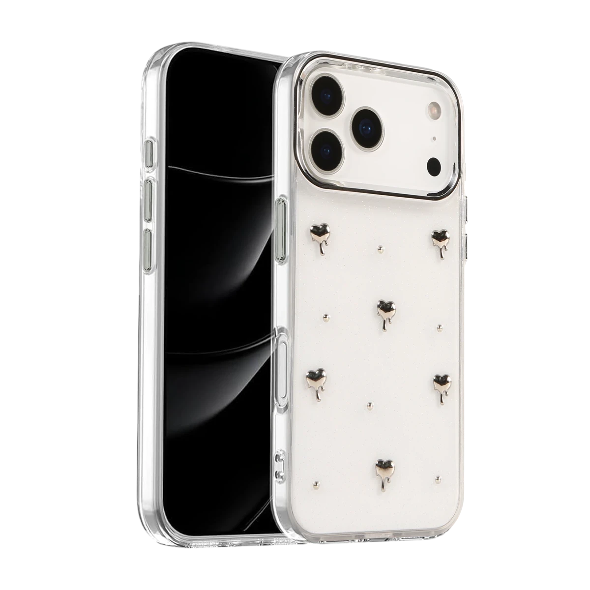 Apple iPhone 17 Pro Max Fiyonk Desenli Kapak - Desen 1