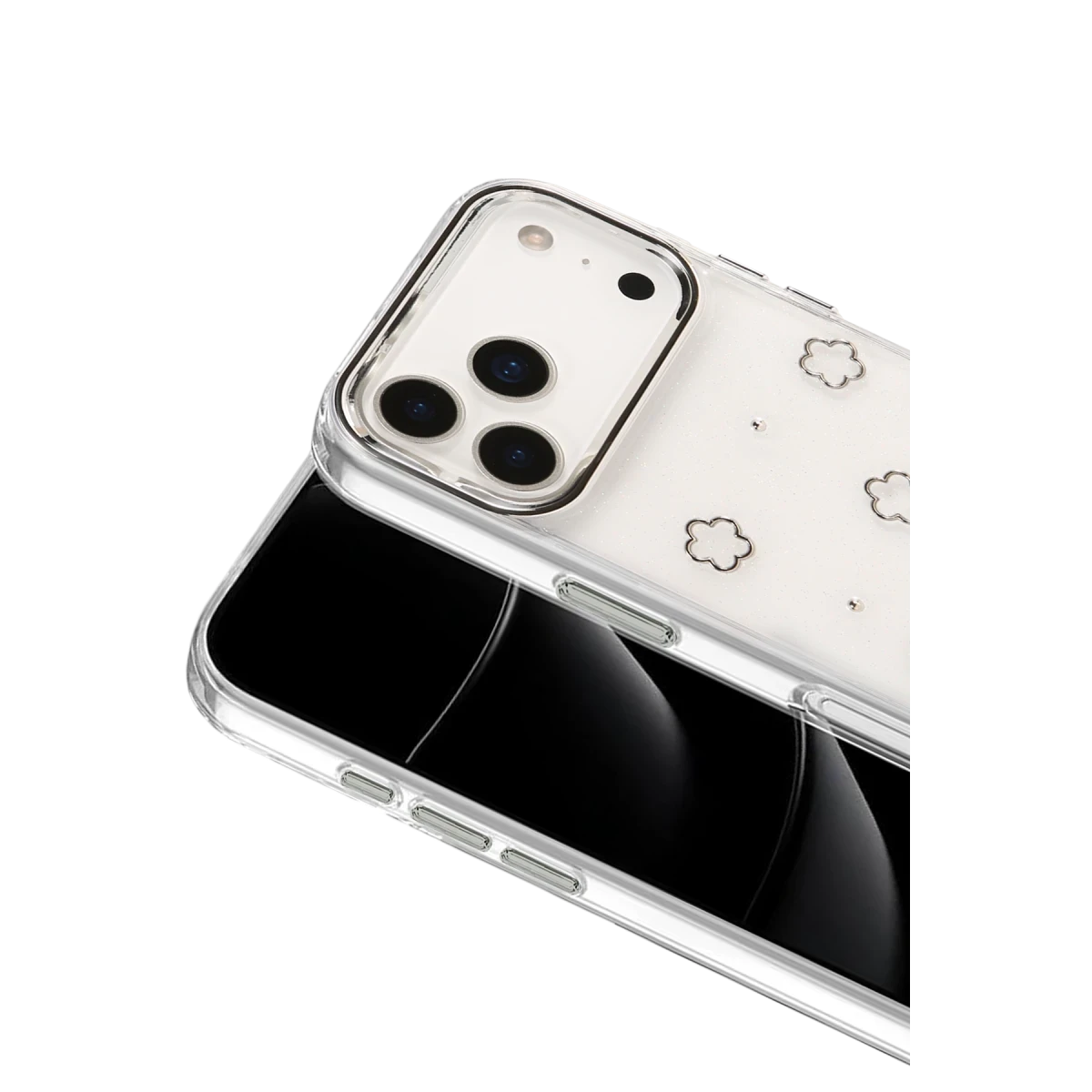 Apple iPhone 17 Pro Max Fiyonk Desenli Kapak - Desen 2