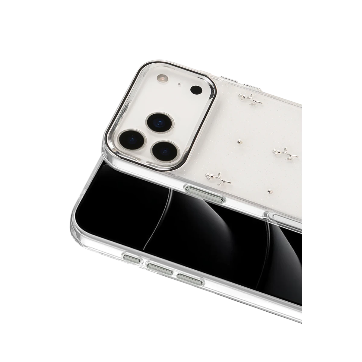 Apple iPhone 17 Pro Max Fiyonk Desenli Kapak - Desen 4