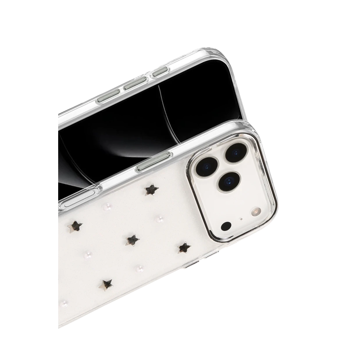Apple iPhone 17 Pro Max Fiyonk Desenli Kapak - Desen 7