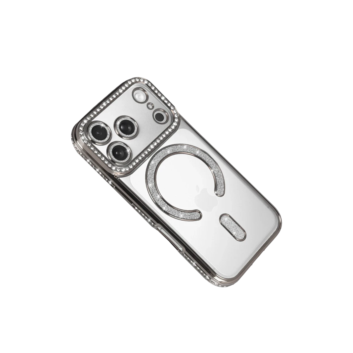 Apple iPhone 17 Pro Max Joke Simli Magneticsafe Kılıf - Gümüş