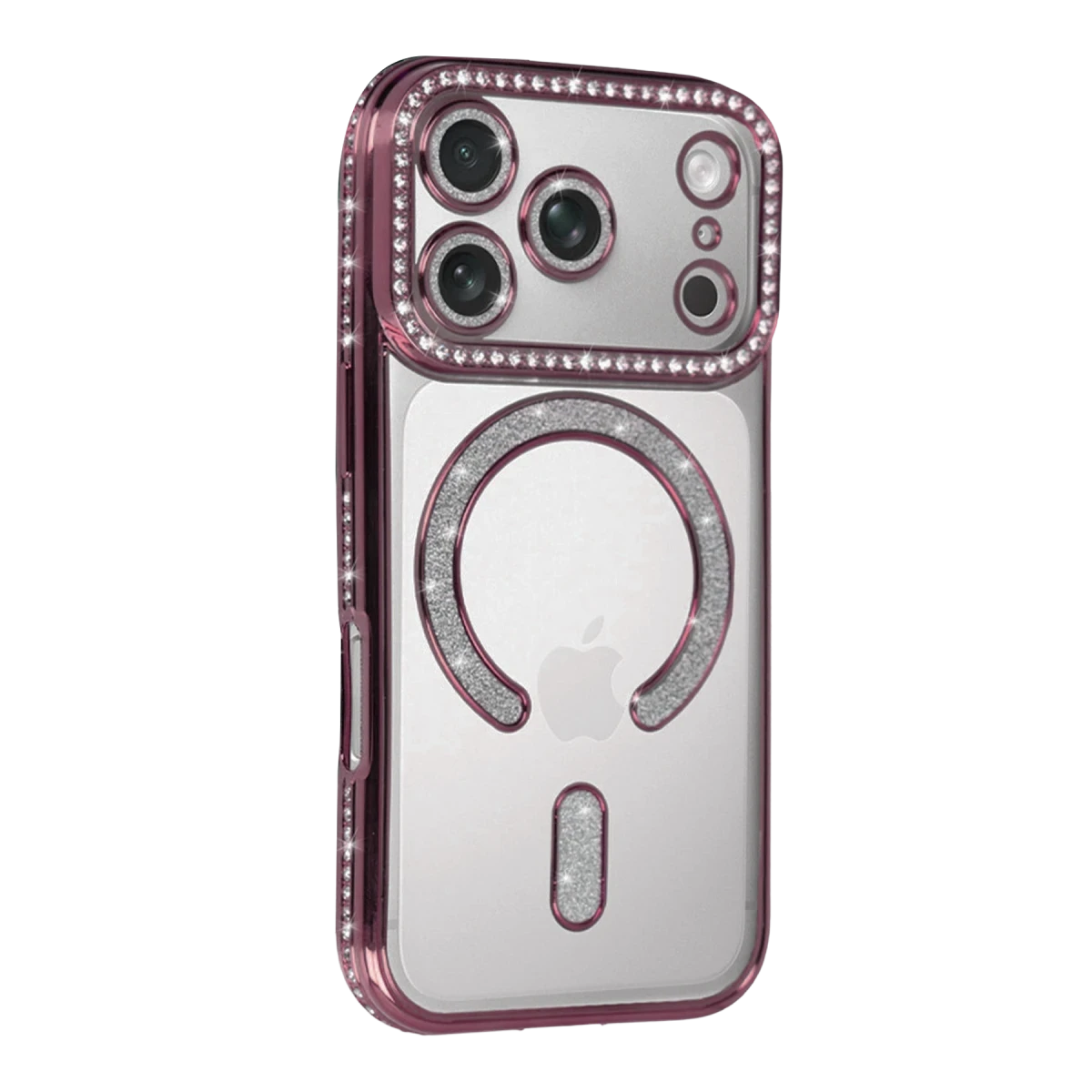 Apple iPhone 17 Pro Max Joke Simli Magneticsafe Kılıf - Pembe
