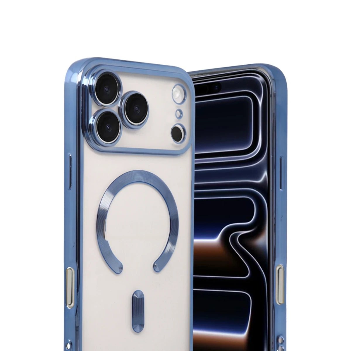 Apple iPhone 17 Pro Max Kross Magneticsafe Kapak - Sierra Blue