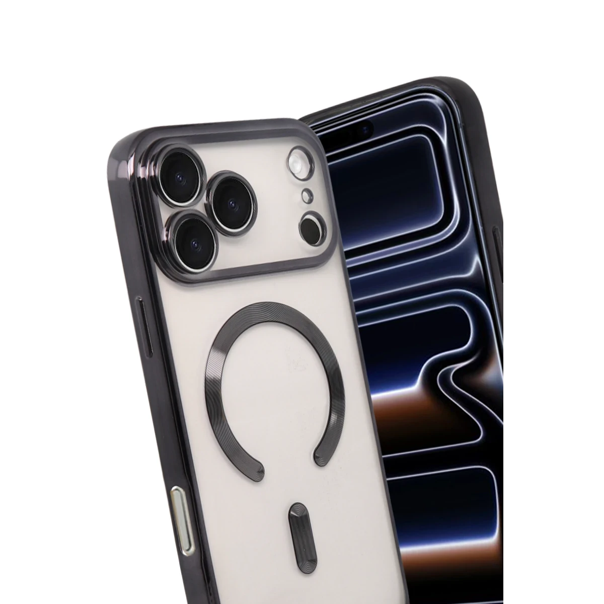 Apple iPhone 17 Pro Max Kross Magneticsafe Kapak - Siyah