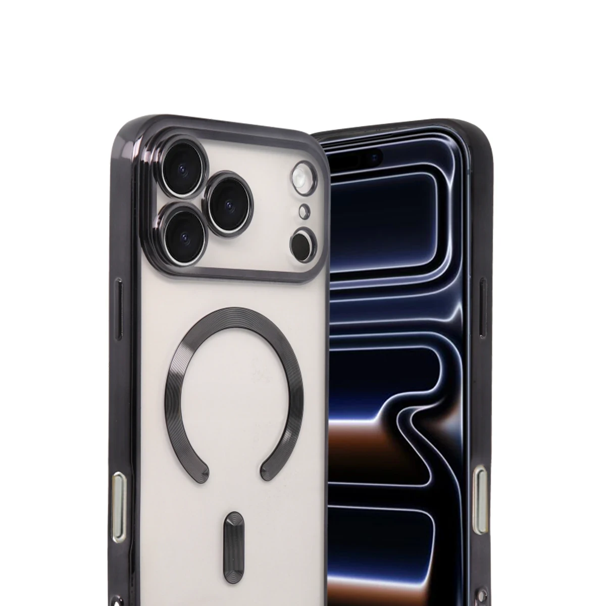 Apple iPhone 17 Pro Max Kross Magneticsafe Kapak - Siyah