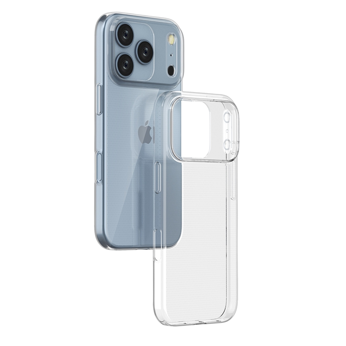 Apple iPhone 17 Pro Max Lüx Şeffaf Silikon - Şeffaf