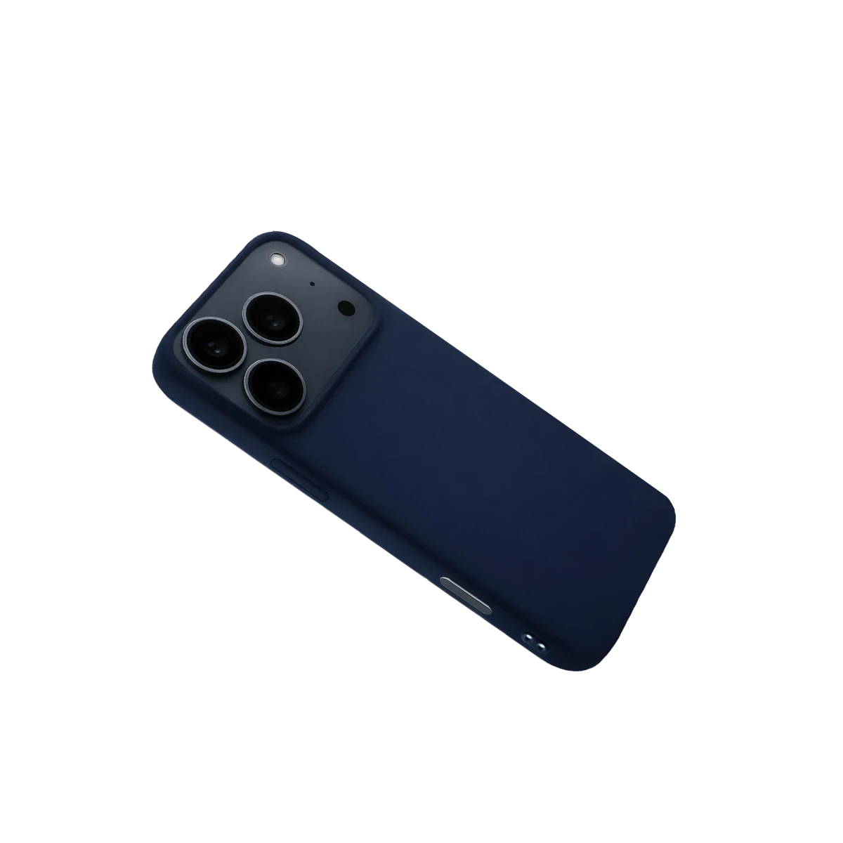 Apple iPhone 17 Pro Max Nano içi Kadife Silikon - Lacivert