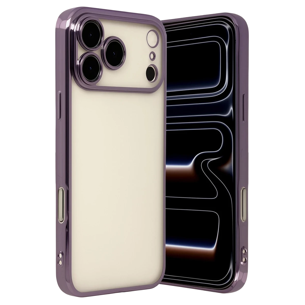 Apple iPhone 17 Pro Max Razer Lensli Silikon - Mor