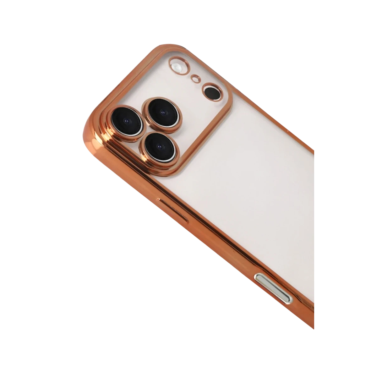 Apple iPhone 17 Pro Max Razer Lensli Silikon - Turuncu