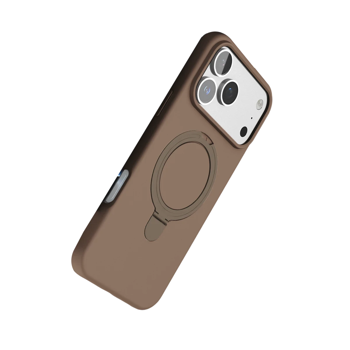 Apple iPhone 17 Pro Max Regal Magsafe Standlı Kapak - Çöl Titanyum
