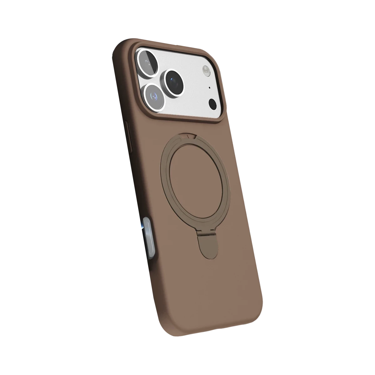 Apple iPhone 17 Pro Max Regal Magsafe Standlı Kapak - Çöl Titanyum