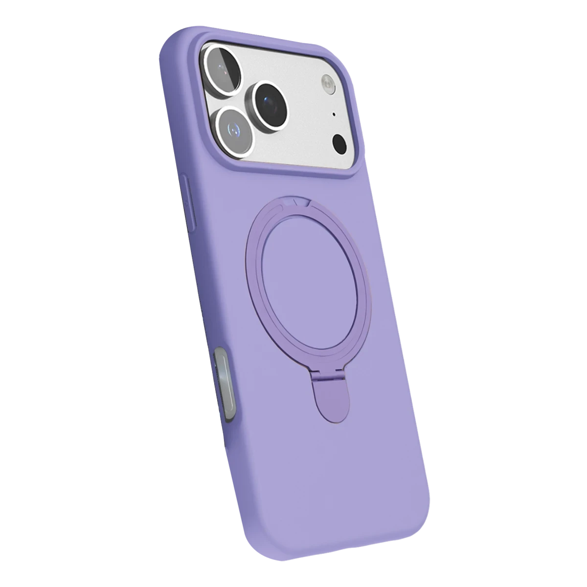 Apple iPhone 17 Pro Max Regal Magsafe Standlı Kapak - Lila